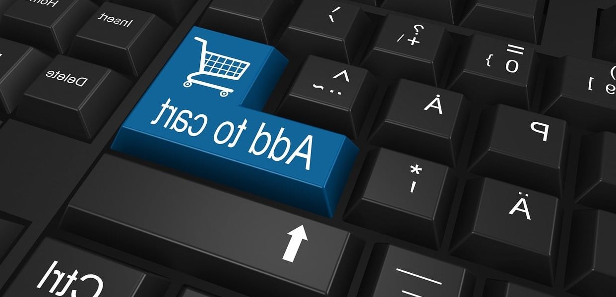 shopping cart laptop